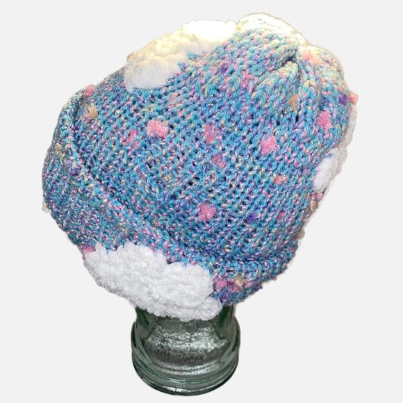 Plasma Beamz Hand Knitted Head in the Clouds Beanie main image 4